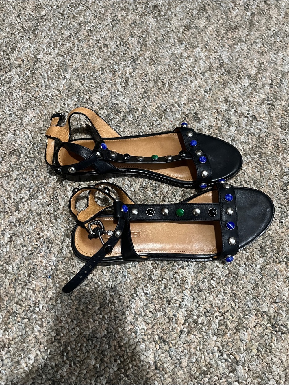 Coach Leather Sandals 7.5